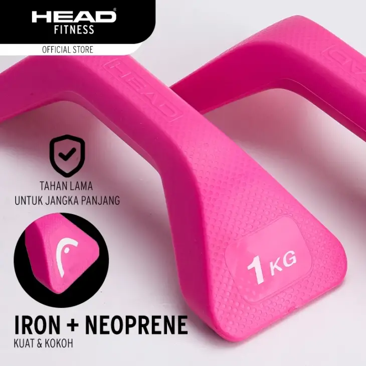 Head Fitness Push-Up Dumbbell 1 KG - Image 2