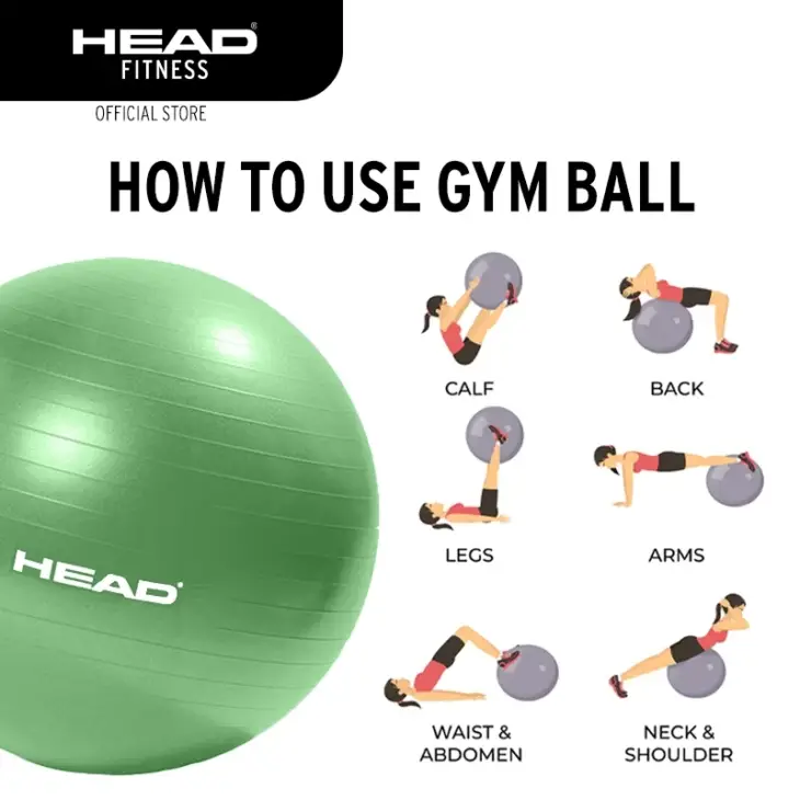 Head Gym Ball - 85Cm Green - Image 4