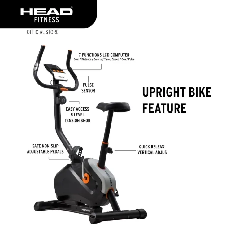 Head Fitness Upright Bike New Design - Image 2