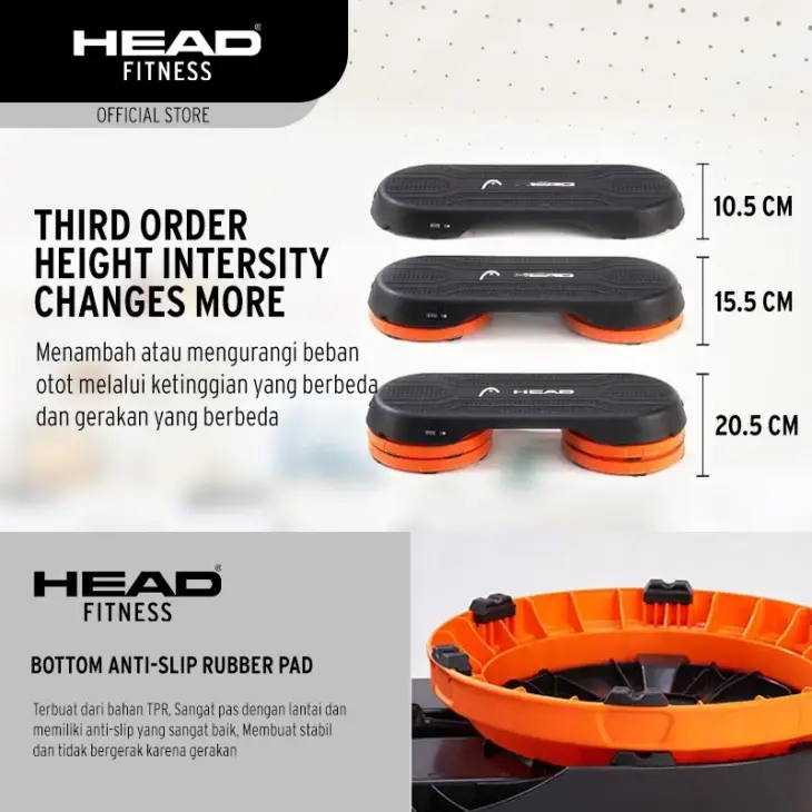 Head Fitness Aerobic Stepper - Image 5