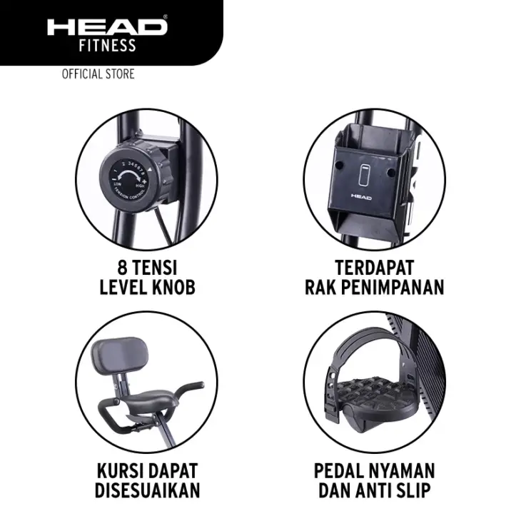 Head Fitness X-Bike With Bluetooth - Image 5