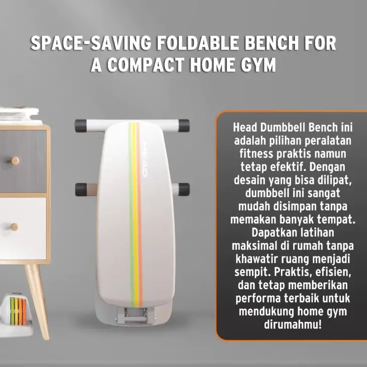 Head Fitness Dumbbell Bench Adjustable Press - Image 3