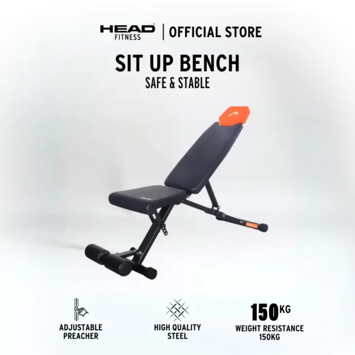 Head Fitness Sit-Up Bench Adjustable Press