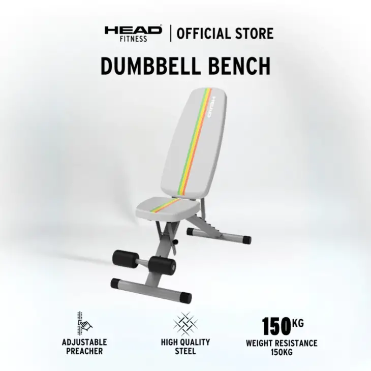 Head Fitness Dumbbell Bench Adjustable Press