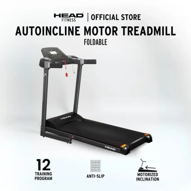 Head Fitness Autoincline Motor Treadmill