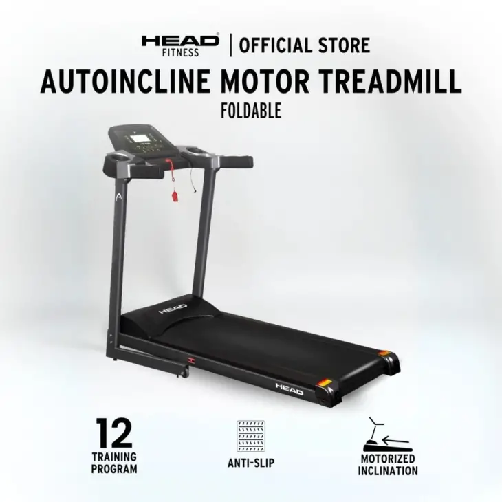 Head Fitness Autoincline Motor Treadmill