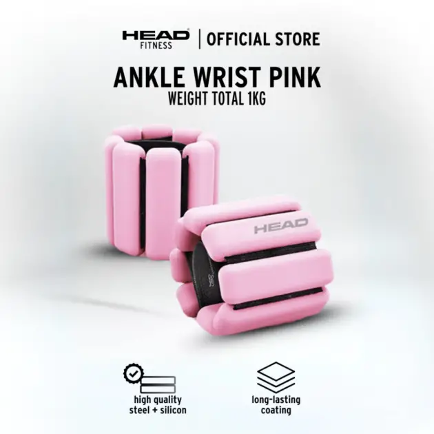 Head Fitness Wrist-Ankle Bangles - Pink