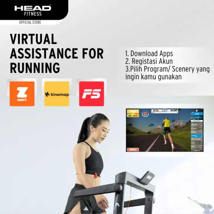 Head Fitness Auto Incline Running Pad - Image 8
