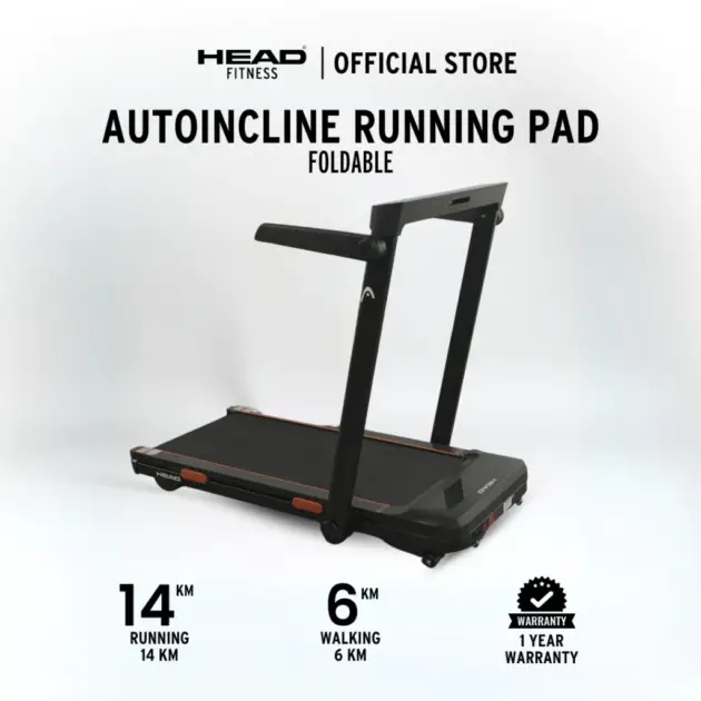 Head Fitness Auto Incline Running Pad