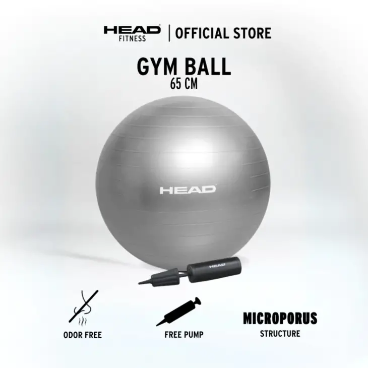 Head Gym Ball - 65Cm Black