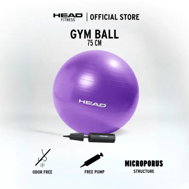 Head Gym Ball - 75cm Purple
