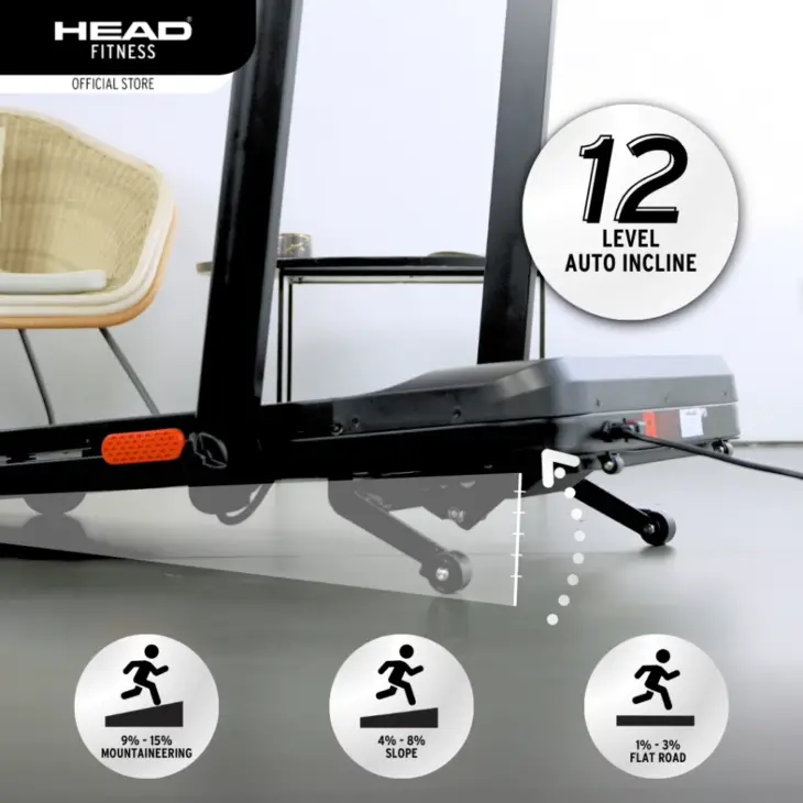 Head Fitness Auto Incline Running Pad - Image 3