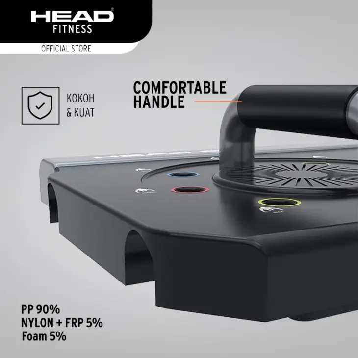 Head Fitness Push Up Board - Black - Image 2