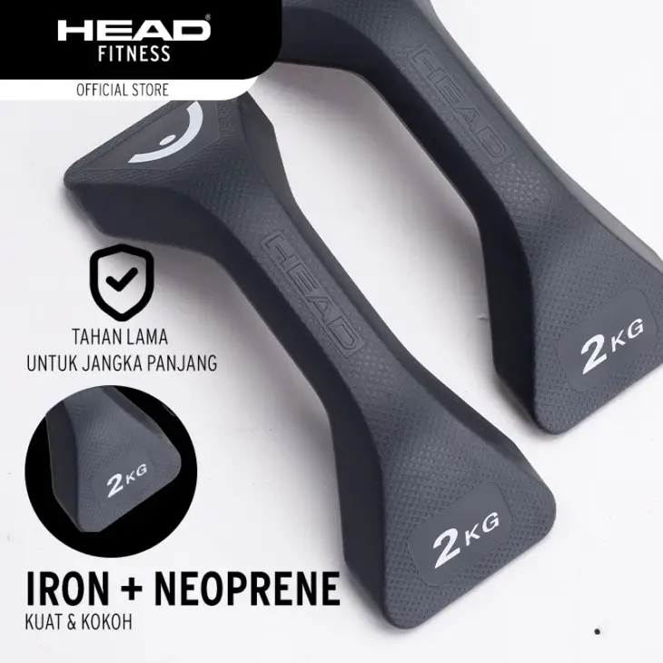 Head Fitness Push-Up Dumbbell 2 KG - Image 2