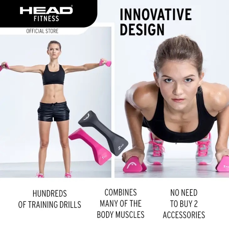 Head Fitness Push-Up Dumbbell 2 KG - Image 4