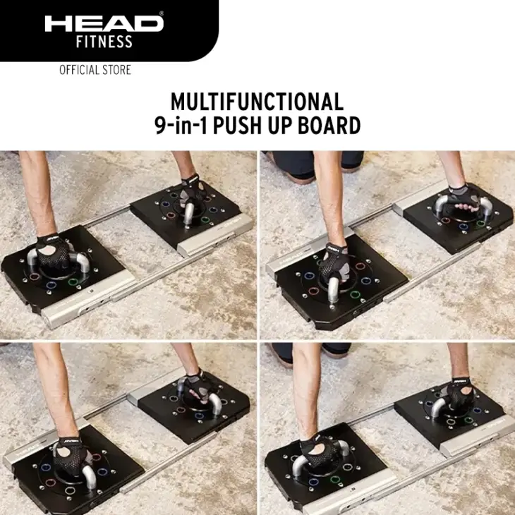 Head Fitness Push Up Board - Black - Image 4
