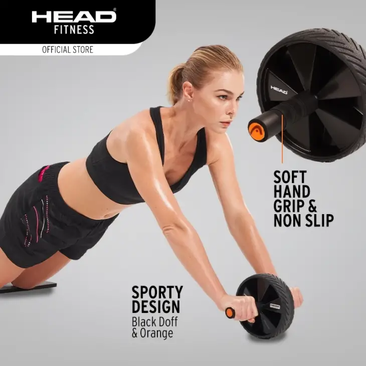 Head Fitness AB Wheel Roller Premium With Knee Mat - Image 4
